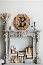 Load image into Gallery viewer, Personalized Family Wood Signs Round Wood Sign/ Wine Barrel Head