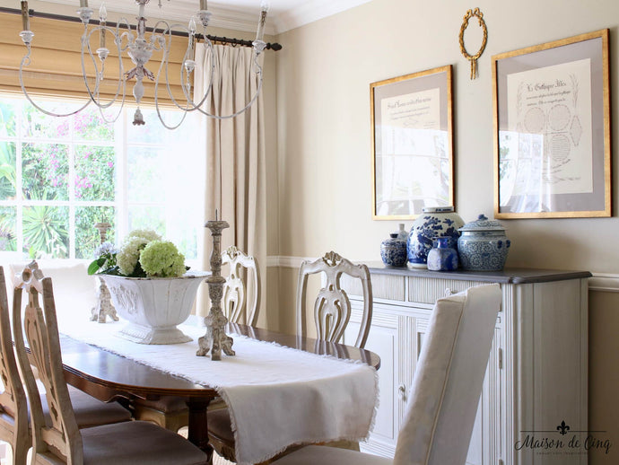 Top Furniture items for a French country dining room
