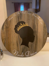 Load image into Gallery viewer, Heavy Is The Head Personalized Wood Sign
